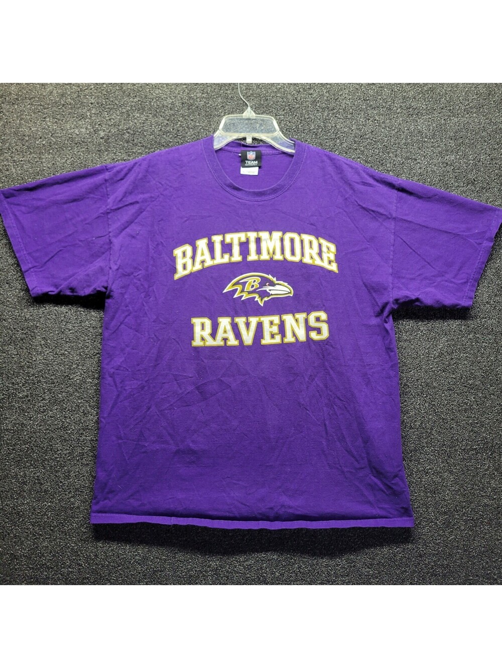 Baltimore Ravens Men's Sz XL NFL Team Apparel Purple T-shirt